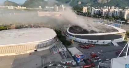 Қазақстан спортшылары қатысып жатқан әлем чемпионаты кезінде Бразилиядағы стадион өртенді