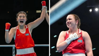 Бокстан Азия чемпионатында қос бұрымды боксшыларымыз топ жарды