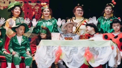 Астанада "Шуылдақ шыбын" инклюзивті спектакль-мюзиклі өтті