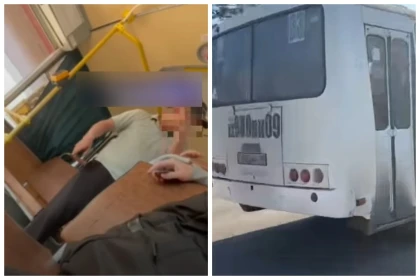 Теміртауда автобус жүргізшісі жолаушыға шабуыл жасады (видео)