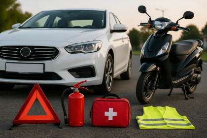 Өрт сөндіргіш, дәрі қобдишасы, апат белгісі: 2026 жылы Қазақстанда көлікте қандай заттар болуы керек