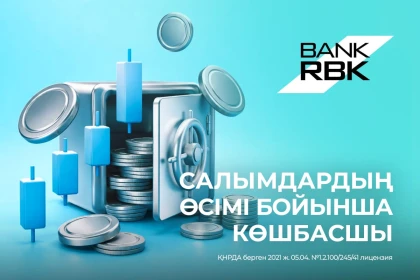 Сенімді өсім: Bank RBK депозиттер көлемінің артуы бойынша көш бастады
