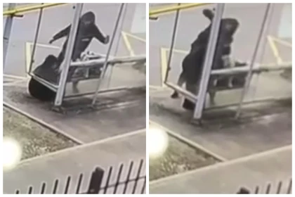 Алматыда жігіт аялдамада тұрған зейнеткерді аяусыз соққыға жықты (видео)