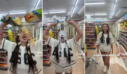 Үстіне сүт құйып, чипстерді шашқан: Қазақстандық блогердің Таиландтағы әрекеті шетелдік БАҚ-тың сынына ұшырады