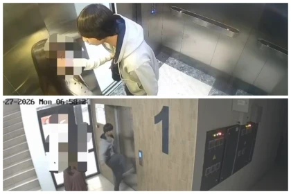 Алматыда ер адам қызды лифтіде соққыға жыққан: Күдікті ұсталды (видео)