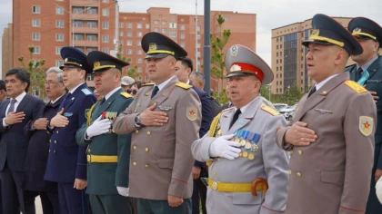 Көкшетауда Отан қорғаушылар күніне арналған салтанатты шара өтті