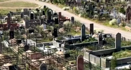 Таразда кәсіпкер малдың өлексесін тастайтын жерге адам жерлей бастаған