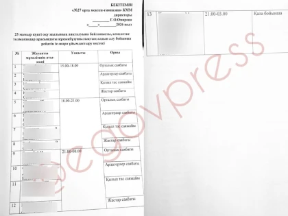 Талдықорғанда мұғалімдерді рейдтерге қатысуға мәжбүрлеп жатыр деген ақпарат тарады