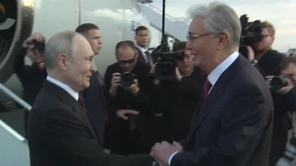Владимир Путин мемлекеттік сапармен Қазақстанға келді