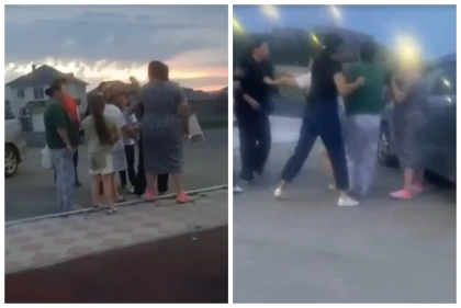 Қазақстандық әйел көрші ауладан келген әйелді балалар алаңынан қуып, жанжал шығарды