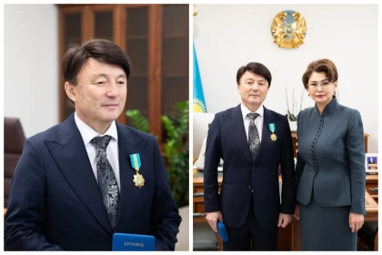 Димаш Құдайбергеннің әкесі "Парасат" орденімен марапатталды