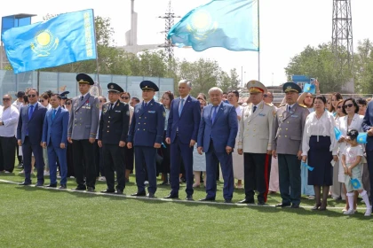 Ұлытау облысында “Рәміздер рухы – Конституция күші!” атты Мемлекеттік Ту көтеру рәсімі өтті