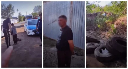 Астанада баланы қараусыз аулаға сүйреп әкетпек болған ер адам ұсталды (видео)