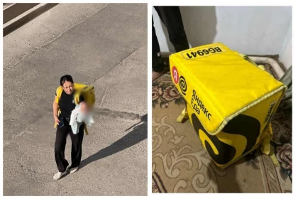 Алматыда төрт айлық сәбиін көтеріп, курьер болып жүрген ана басқа қалаға көшіп кеткен