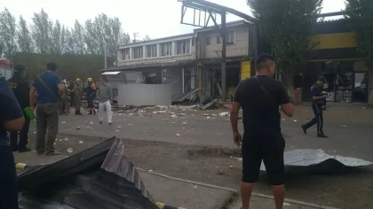 Астанада тандырханада газ баллоны жарылып, төрт адам зардап шекті (видео)