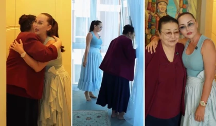 "Пәтер мен Түркияға жолдама": Баян Алагөзова халық әртісі Меруерт Өтекешоваға уәде еткен сыйын табыстады