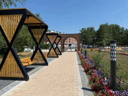 ШҚО-ның Жаңа Бұқтырма кентінде ауқымды абаттандыру жұмыстары атқарылып жатыр