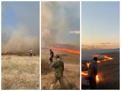 "Бір ғана өрт сөндіру көлігі бар": Абай облысында тұрғындар дала өртін өздері өшіріп жатқандарын айтып, дабыл қақты