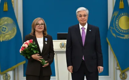Шәкірттері жарыстарда топ жарған ұстаздар мемлекеттік наградамен марапатталды