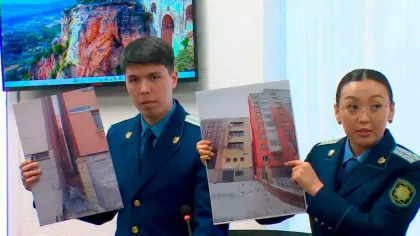 20 жастағы фельдшердің өлімі: Астанада опырылған қасбеттің суреттері көрсетілді