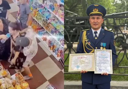 Алматыда әскери қызметкер қыздың өмірін құтқарып қалды (видео)