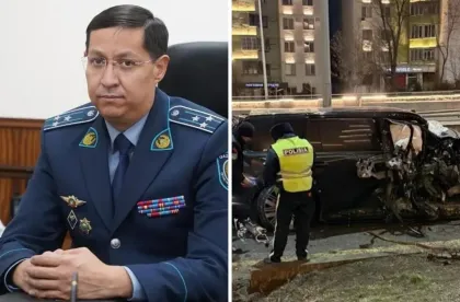 Әл-Фараби даңғылындағы жол апаты: Алматы полициясы бастығының бұрынғы орынбасары Ұзабаев іс бойынша сотта жауап берді