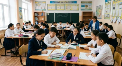 Ақмола облысындағы мектепте 5 және 6-сынып оқушыларды біріктіріп жіберген