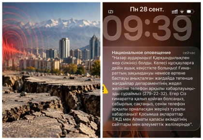 Алматы тұрғындарына жер сілкінісіне байланысты ескерту келді: Дүмпудің қуаты қандай
