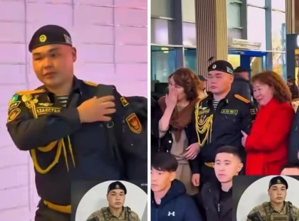 Каспийдегі оқу-жаттығу кезінде аман қалған Бекет Мырзағалиев әскери борышын аяқтады