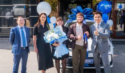"Евразия" СК-да Каско полисін рәсімдегеннен кейін Қарағанды қаласының тұрғыны жаңа көлік ұтып алды