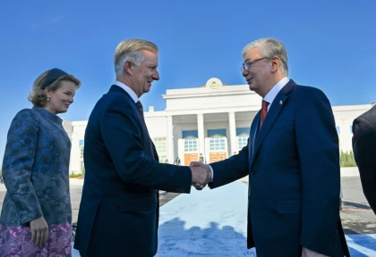 Тоқаев Бельгия королі мен патшайымын Астанадан шығарып салды