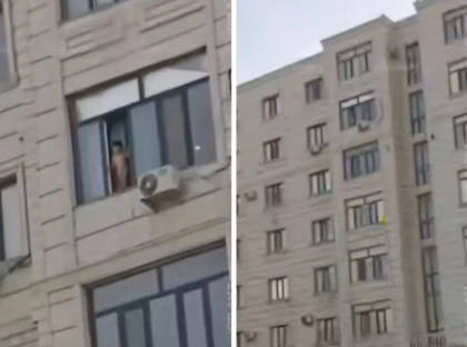 Ақтаулық оқушылар алтыншы қабаттың терезесінде тұрған баланы құтқарып қалды