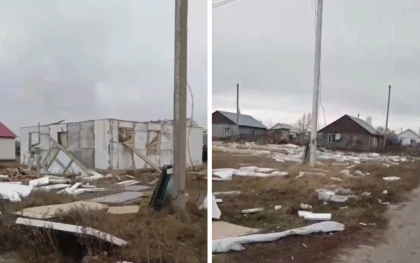 Солтүстік Қазақстанда қоныс аударушыларға арнап салынған жаңа үйлер сүріліп жатыр (видео)