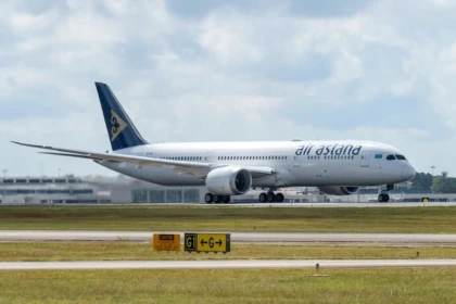 Air Astana компаниясының су жаңа Dreamliner-і АҚШ-та сынақтан өтті