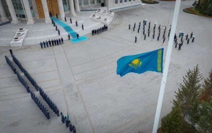 Тоқаев Ақордада ту көтеру рәсіміне қатысты