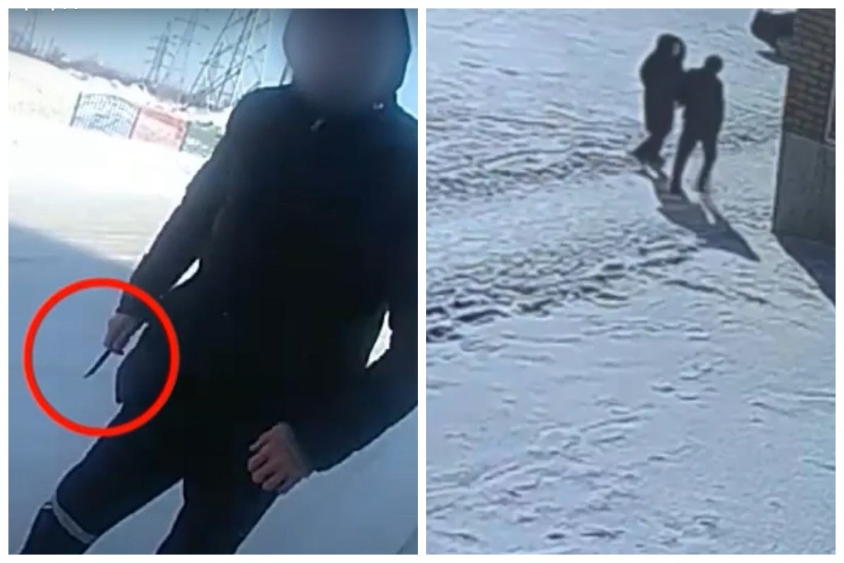 Семейде ер адам 13 жасар қызды аңдып, артынша полицейді пышақтаған (видео)