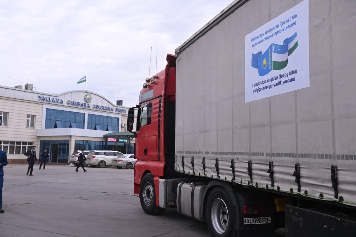 Өзбекстан су тасқынынан зардап шеккен қазақстандықтарға гуманитарлық көмек жіберді