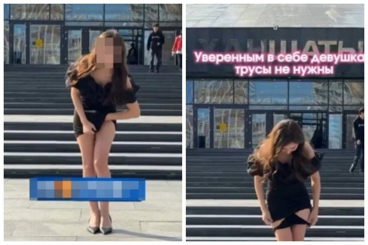 Әдемі қыздар іш киімдерін шешеді