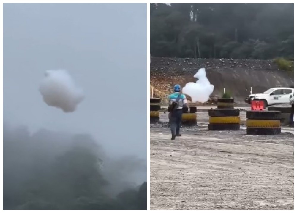 Ол кездесуге келіп, видеоға түсіп қалды.