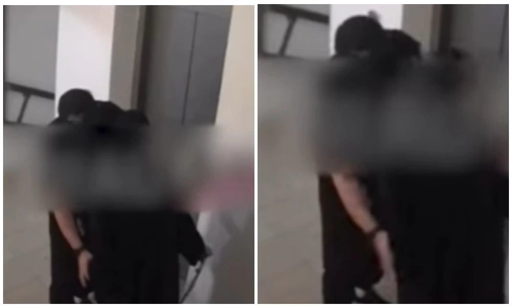 Атырауда лифт алдында соққыға жығылған никаб киген қыз