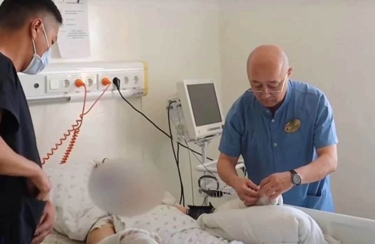 күйеуі балталап өлтірмек болған әйел