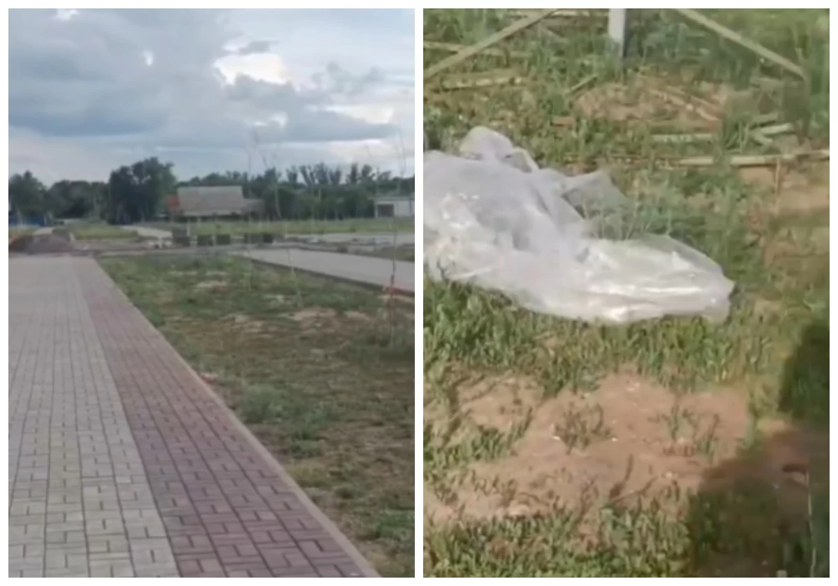 жарты миллиард теңге бөлініп аяқталмаған саябақ