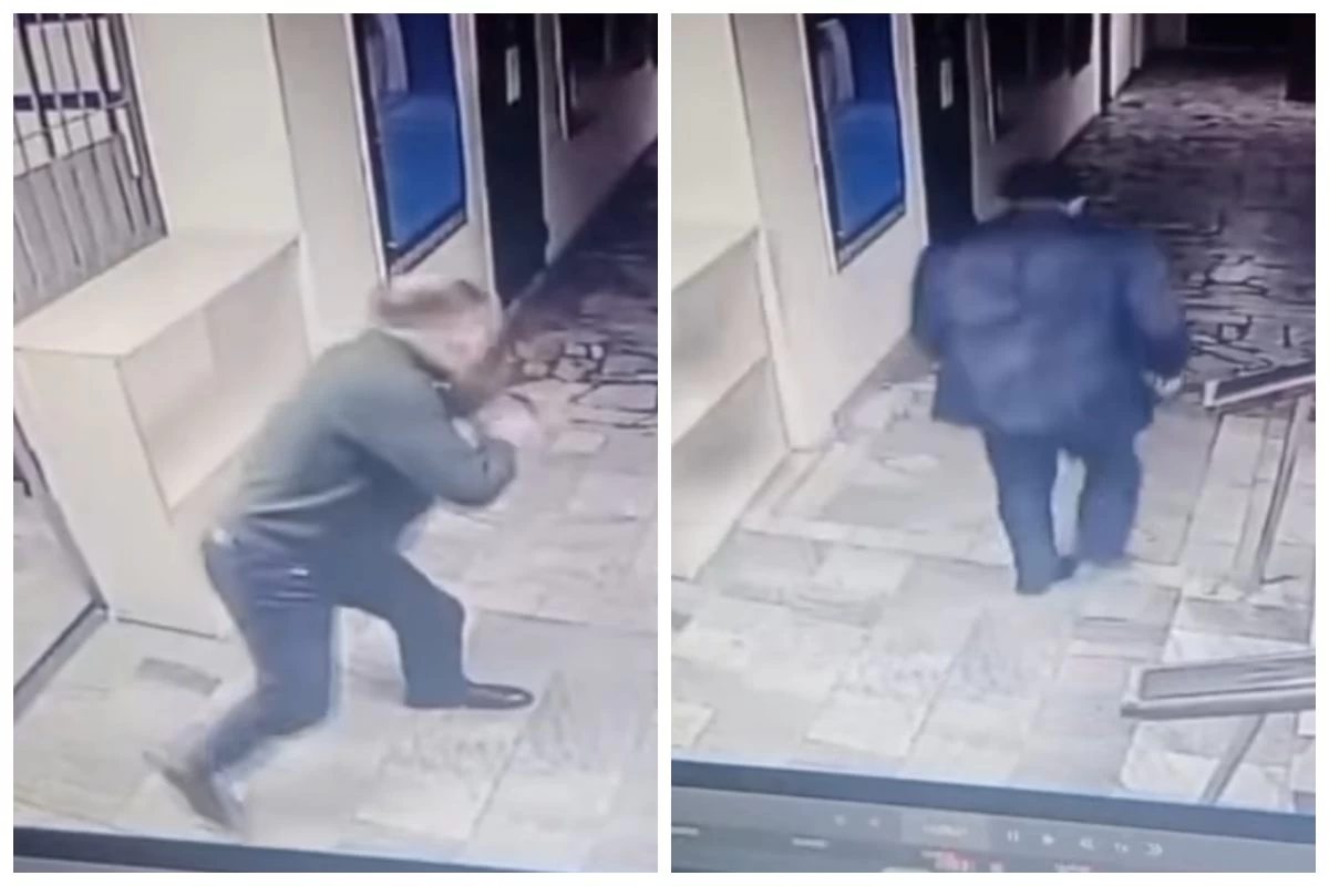 Айырсадақпен шабуыл жасаған полиция қызметкері