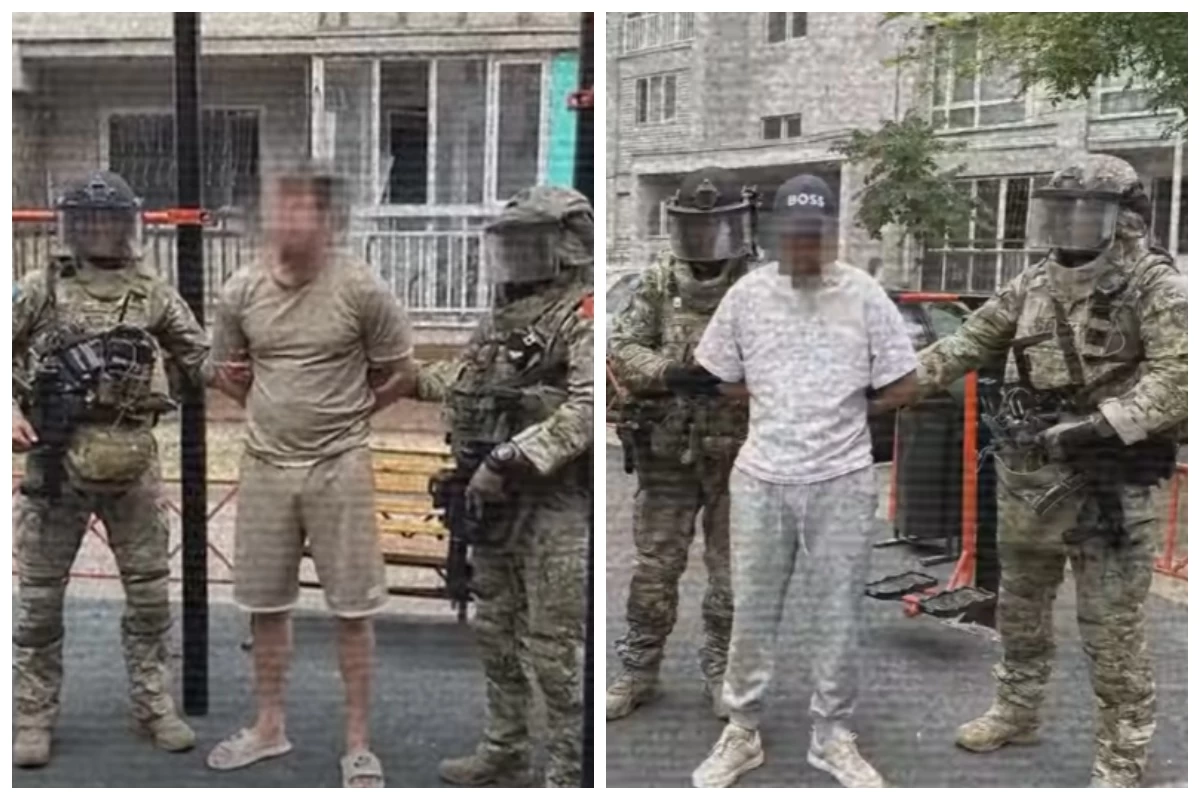 Күдіктілерді ұстау сәті