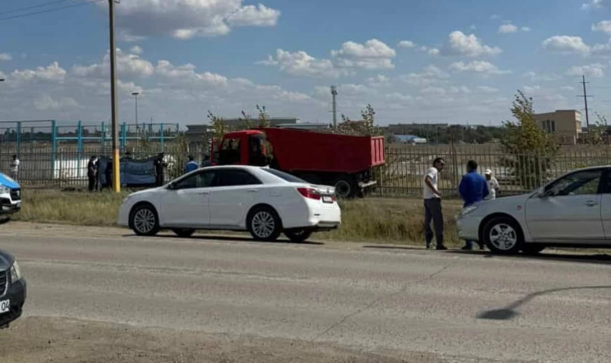 камаз қағып кетті