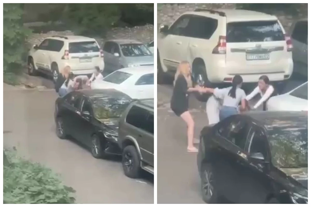 қыздар төбелескен