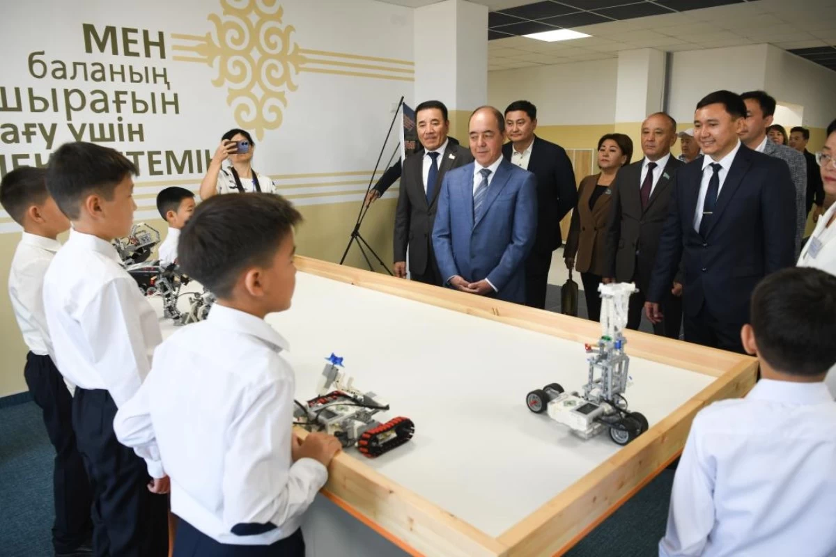 Байқоныс ауылында жаңа мектеп ашылды