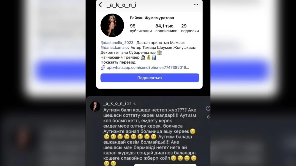 скриншот блогер
