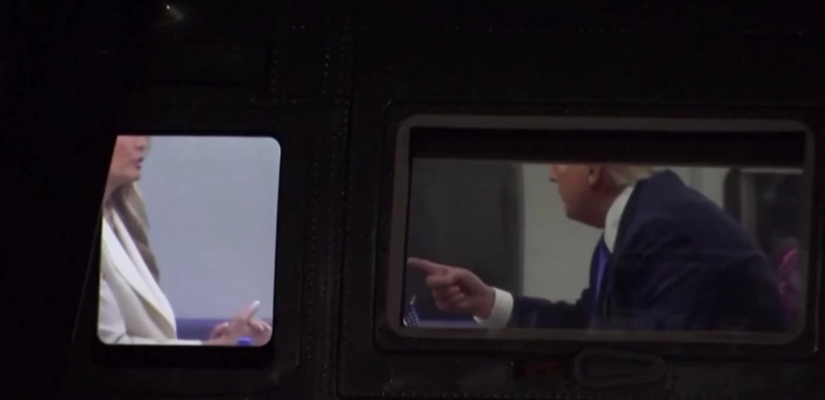 Трамп әйелімен сөзге келіп қалған