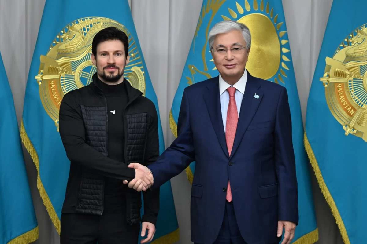 тоқаев пен павел дуров кездесті